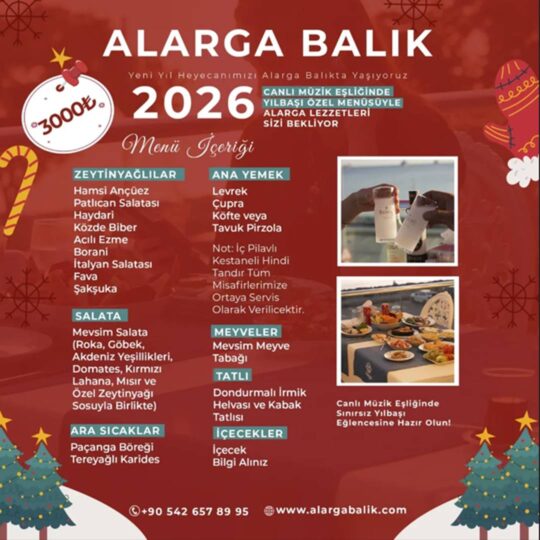 Alarga Balık Florya Yılbaşı Programı 2026
