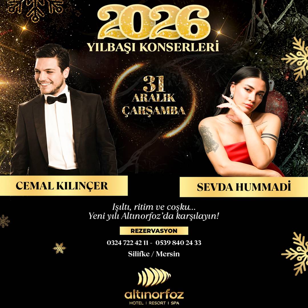 Altın Orfoz Hotel Silifke Mersin Yılbaşı Programı 2026