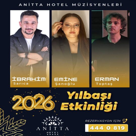 Anitta Hotel Çorum Yılbaşı Programı 2026