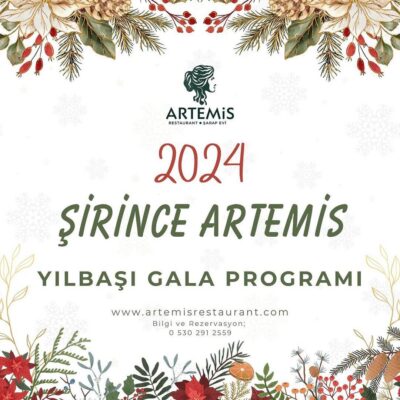 Artemis Restaurant Şirince İzmir Yılbaşı Programı