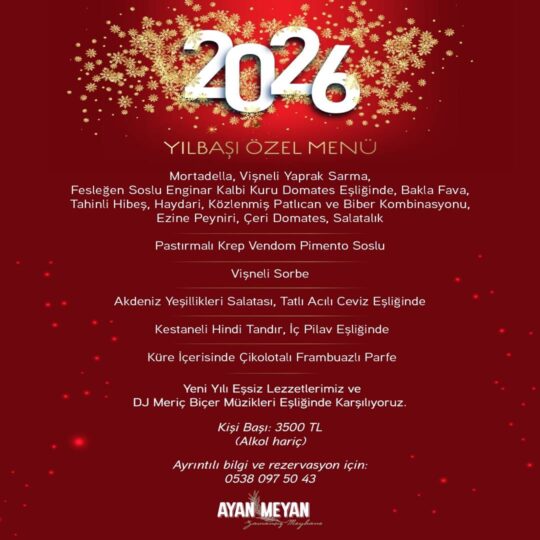 Ayan Meyan Hatay Yılbaşı Programı 2026