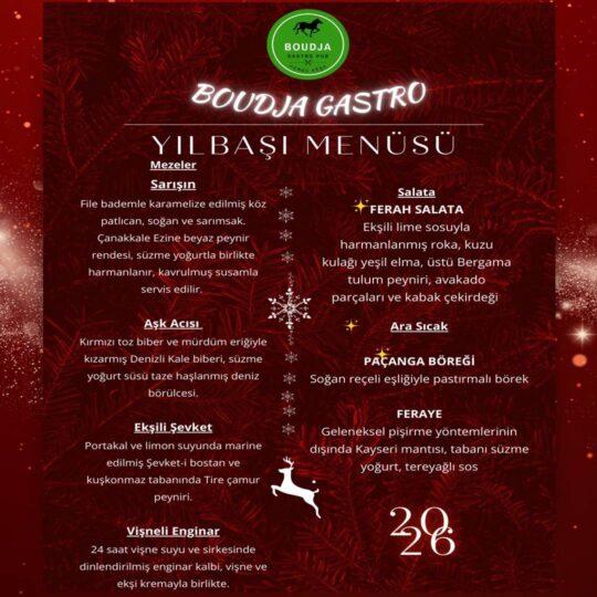 Boudja Gastro Buca Yılbaşı Programı 2026