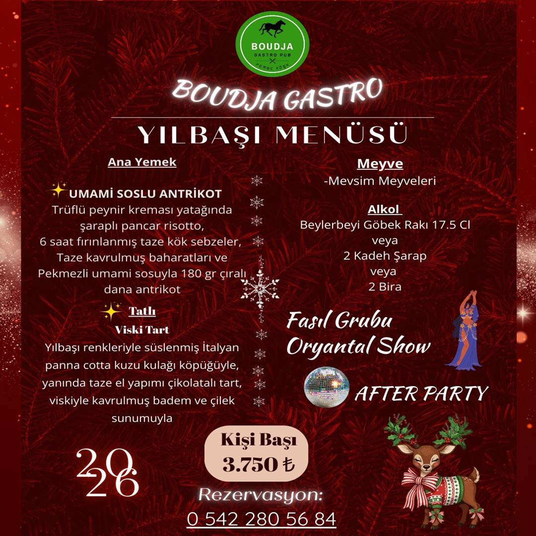 Boudja Gastro Buca Yılbaşı Programı 2026