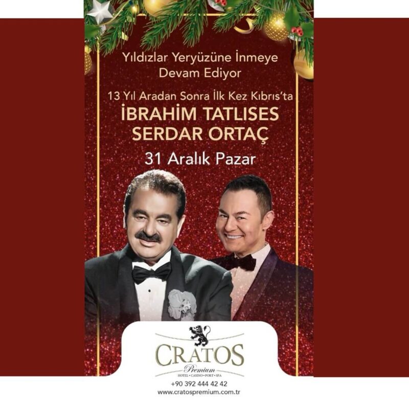 Cratos Premium Hotel Casino Kıbrıs Yılbaşı Programı