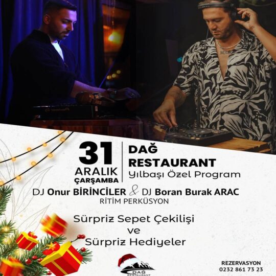 Dağ Restaurant Sığacık İzmir Yılbaşı Programı 2026