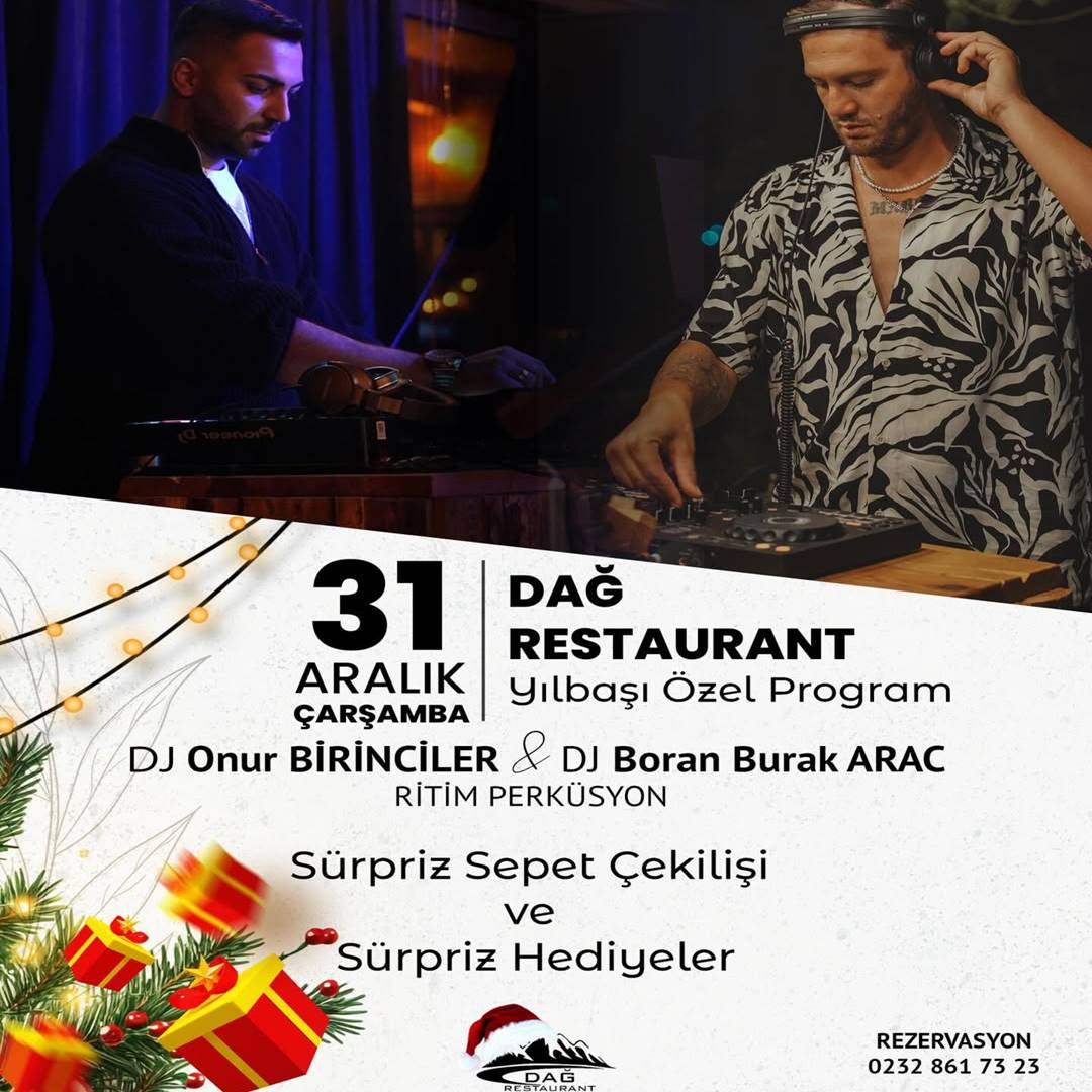 Dağ Restaurant Sığacık İzmir Yılbaşı Programı 2026