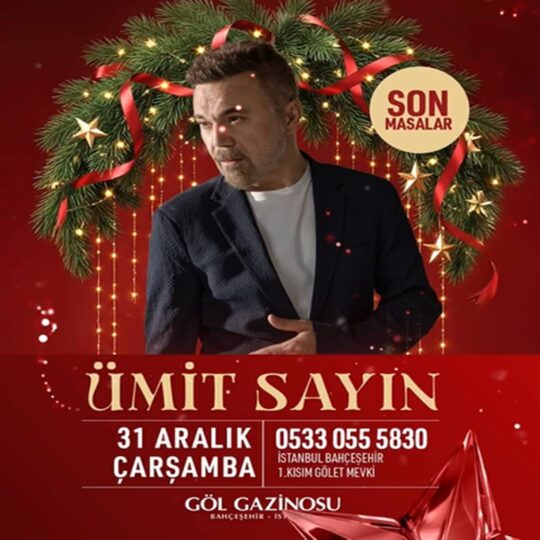 Göl Gazinosu Bahçeşehir İstanbul Yılbaşı Programı 2026