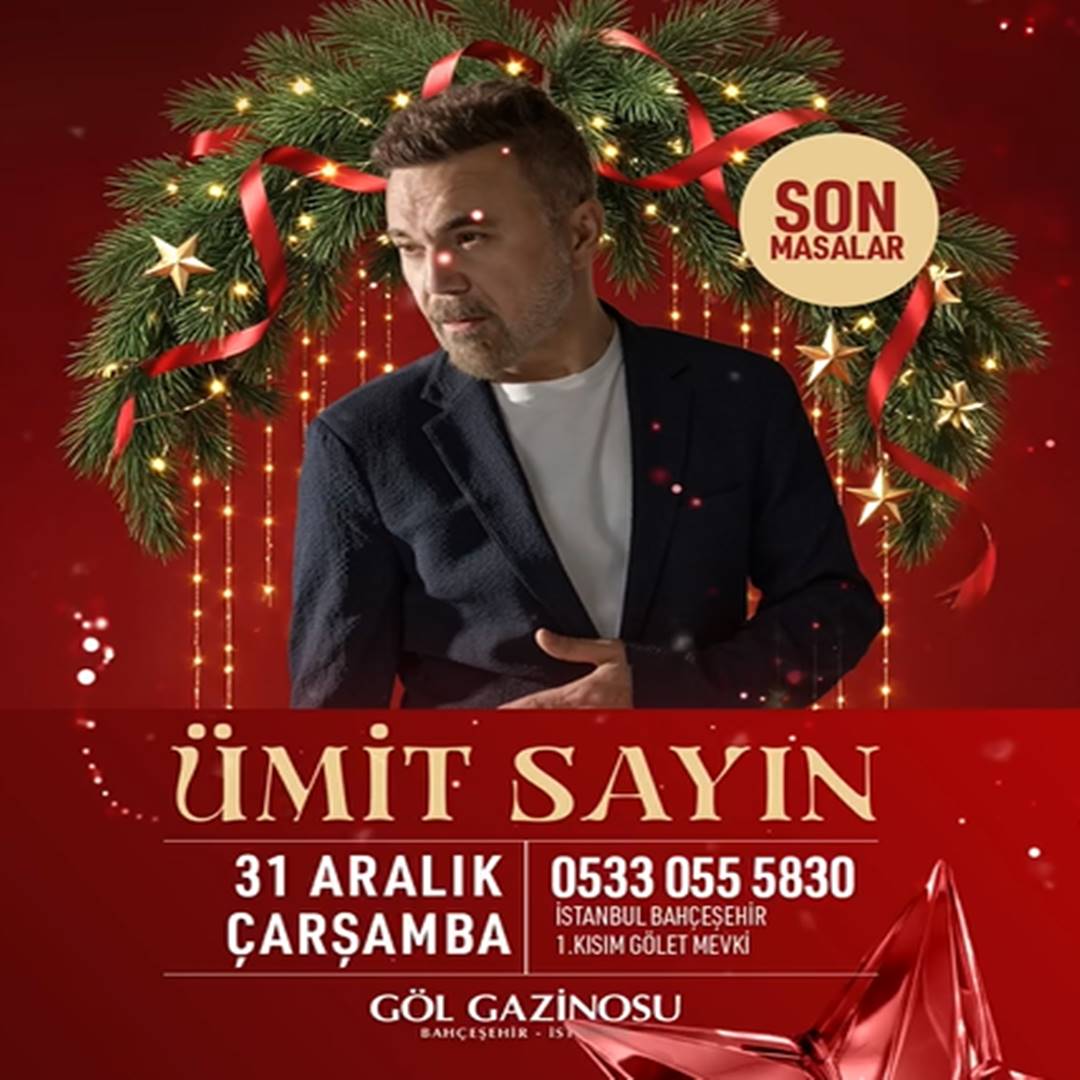 Göl Gazinosu Bahçeşehir İstanbul Yılbaşı Programı 2026