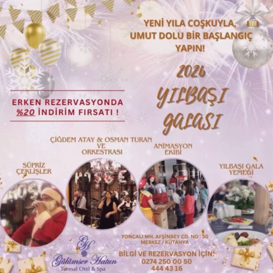 Gülümser Hatun Kütahya Yılbaşı Programı 2026