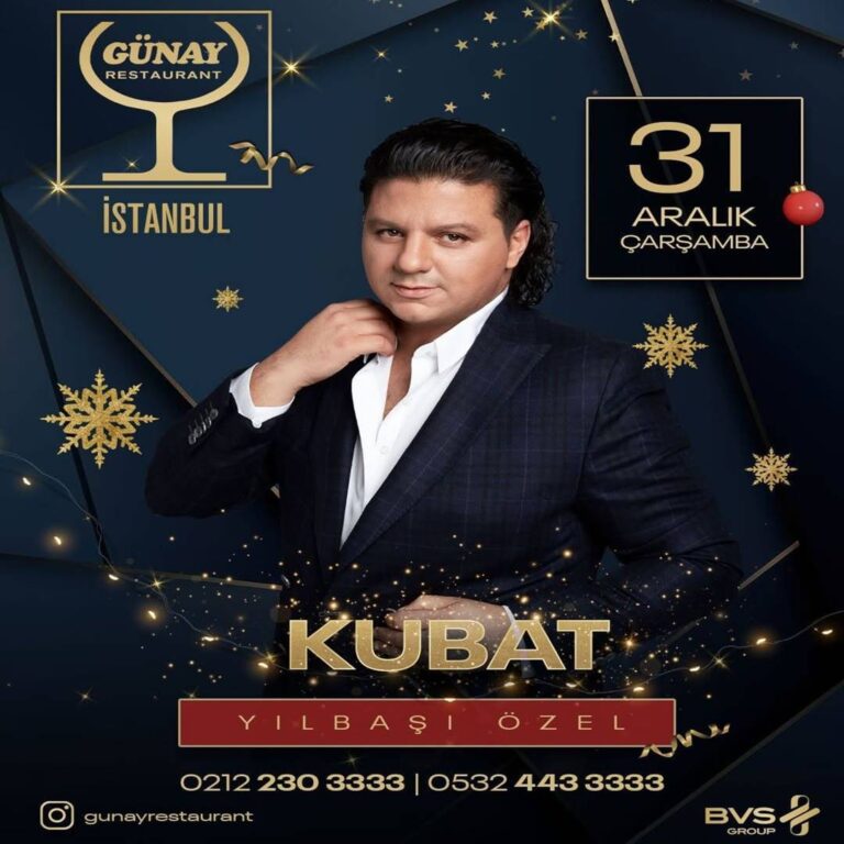 Günay Restaurant İstanbul Yılbaşı Programı 2026