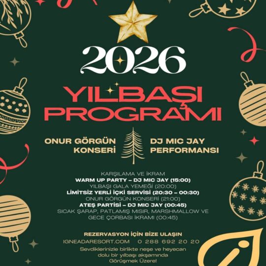 İğneada Resort Kırklareli Yılbaşı Programı 2026