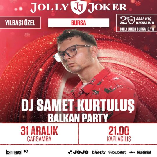 Jolly Joker Bursa Yılbaşı Programı 2026