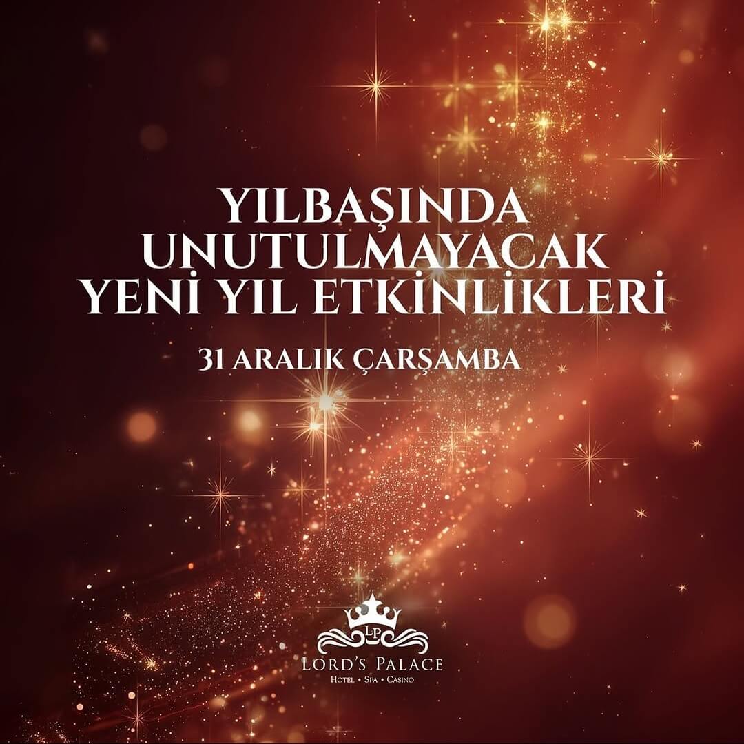 Lords Palace Hotel Kıbrıs Yılbaşı Programı 2026