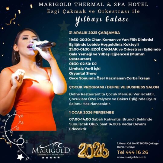 Marigold Termal Bursa Yılbaşı Programı