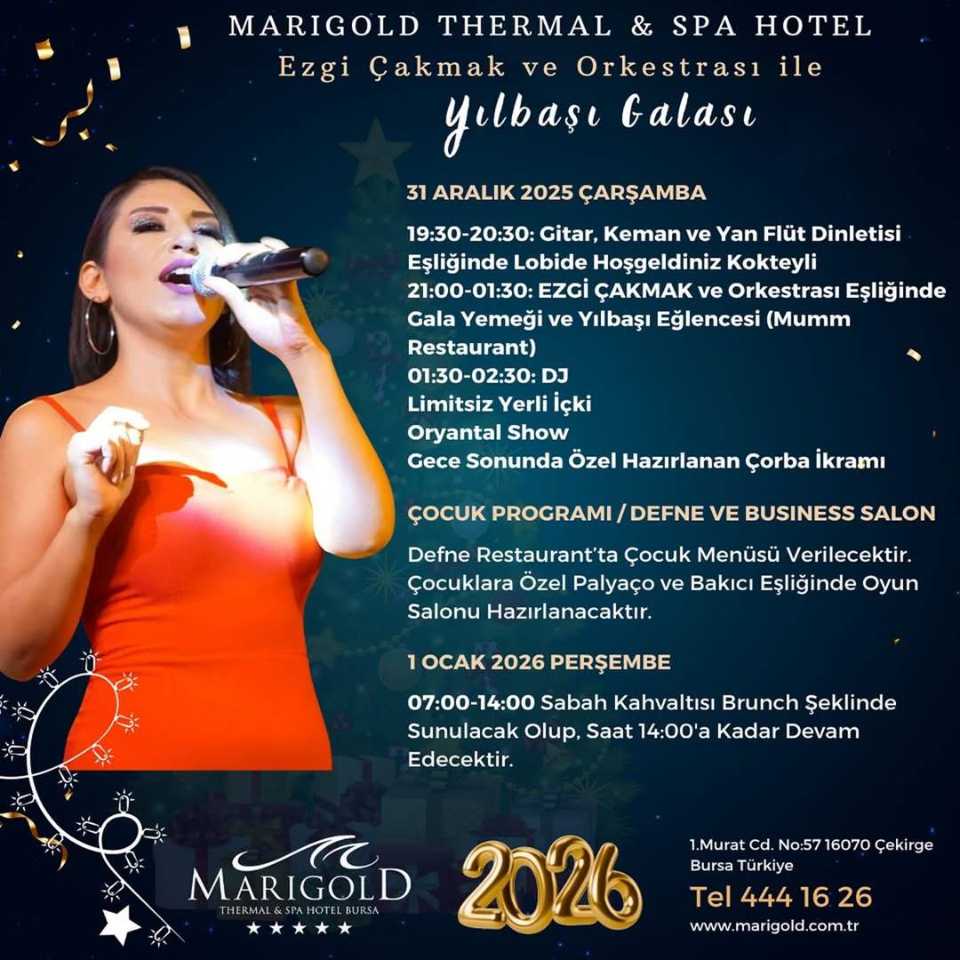 Marigold Termal Bursa Yılbaşı Programı