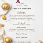 Marriott Şişli Yılbaşı Menüsü
