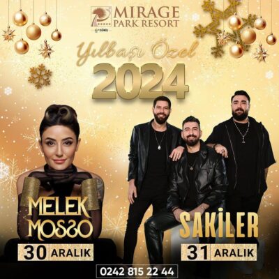 Mirage Park Resort Kemer Antalya Yılbaşı Programı