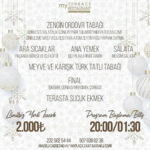 MyTerrace Restaurant Bayraklı İzmir Yılbaşı Programı (2)