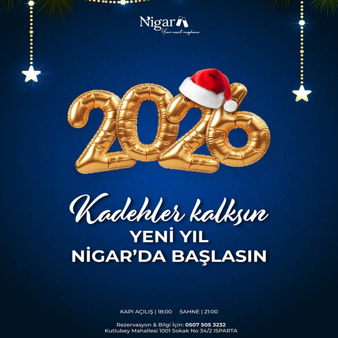Nigar Isparta Yılbaşı Programı 2026 Nigar Isparta Yılbaşı Programı 2026