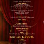 Noon Eskişehir Yılbaşı Menüsü