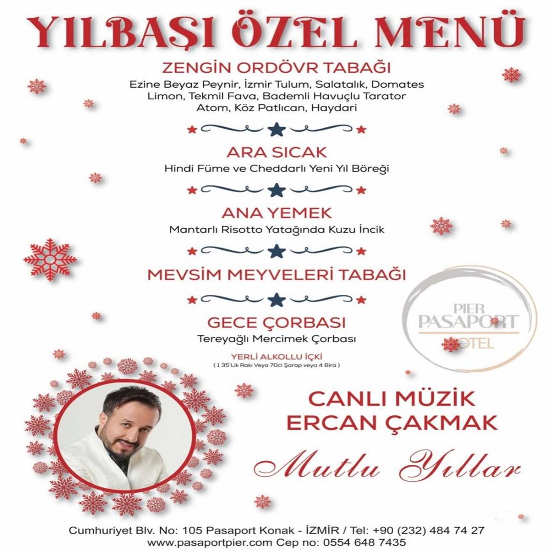 Pasaport Pier İzmir YIlbaşı Programı 2026