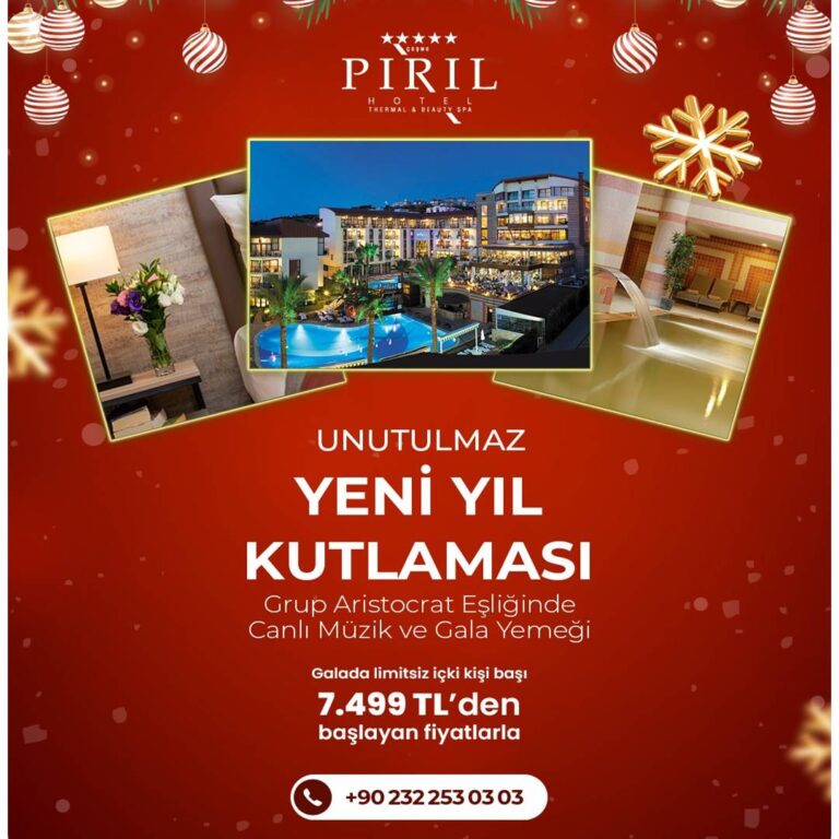 Pırıl Hotel İzmir Çeşme Yılbaşı Programı 2026