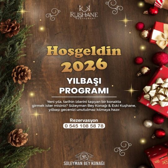 Süleyman Bey Konağı Safranbolu Karabük Yılbaşı Programı 2026