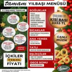 Tamam Meyhane Ayvalık Balıkesir Yılbaşı Programı 2026