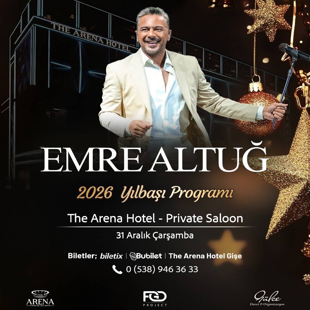 The Arena Hotel Gaziantep Yılbaşı Programı 2026 The Arena Hotel Gaziantep Yılbaşı Programı 2026
