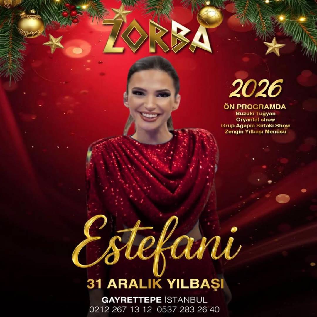 Zorba Taverna Gayrettepe İstanbul Yılbaşı Programı 2026 Zorba Taverna Gayrettepe İstanbul Yılbaşı Programı 2026